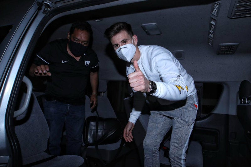 Facundo Waller llegando a México