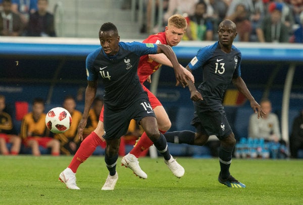 Matuidi con la selección de Francia