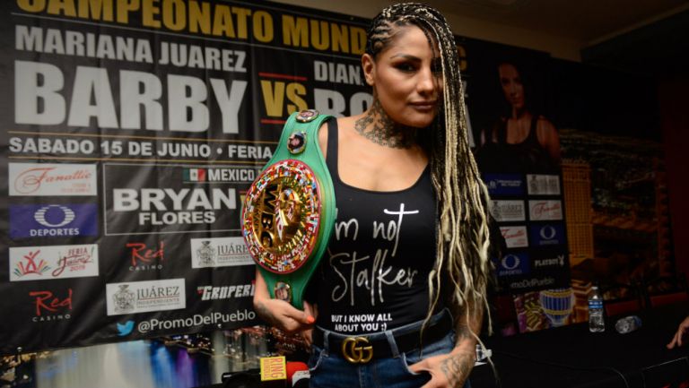 'La Barby' Juárez previo a una pelea 