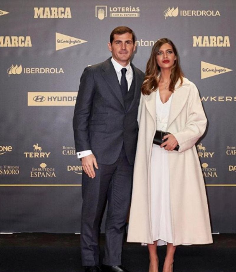 Iker y Carbonero en los premios Marca 