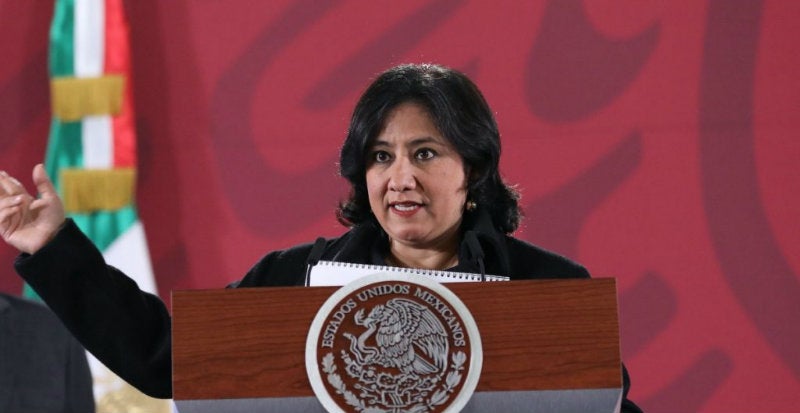 Irma Eréndira Sandoval, secretaria de la Función Pública