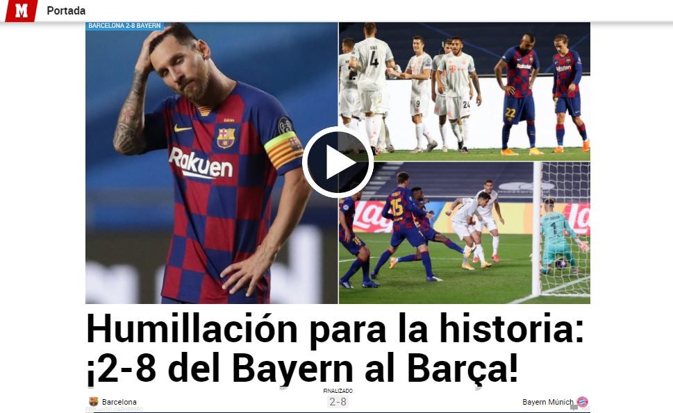 Portada en el portal de Marca