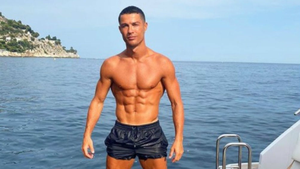 Cristiano Ronaldo en su yate