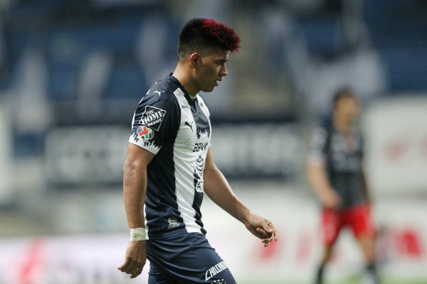 Gallardo durante un partido de Rayados