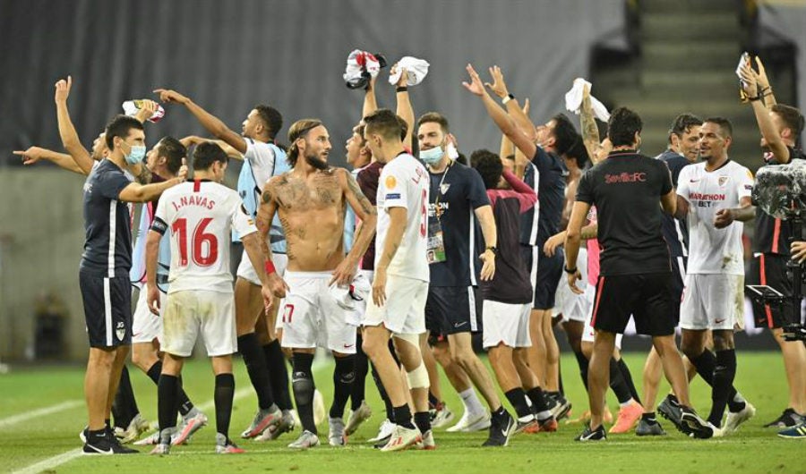 Sevilla celebra su pase a la Final