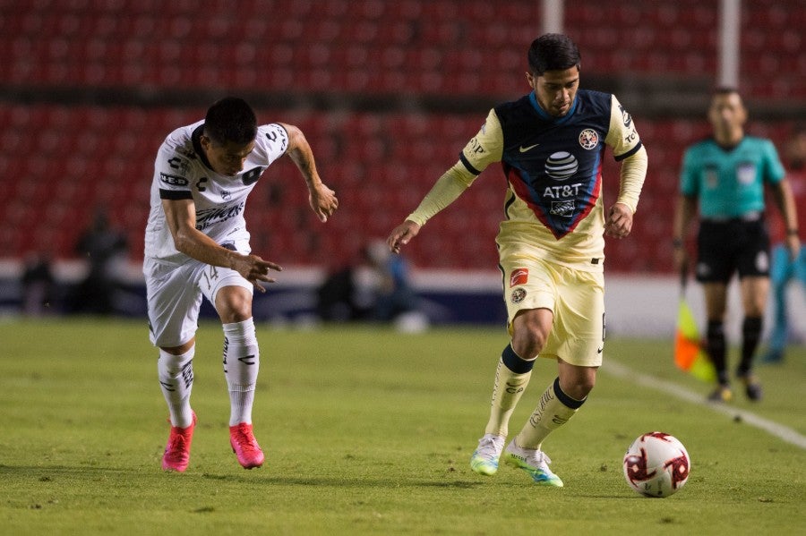 Sergio Díaz en su debut con América