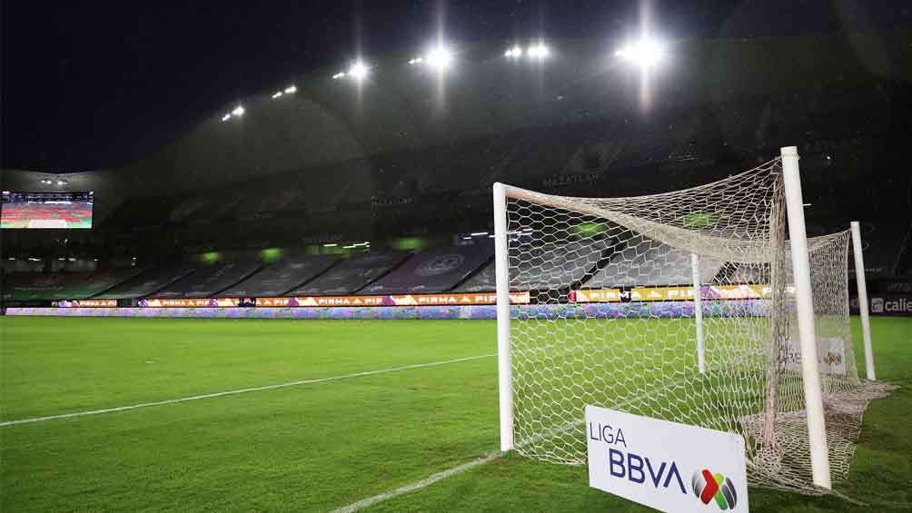 Cancha del Kraken previo a un arranque de partido