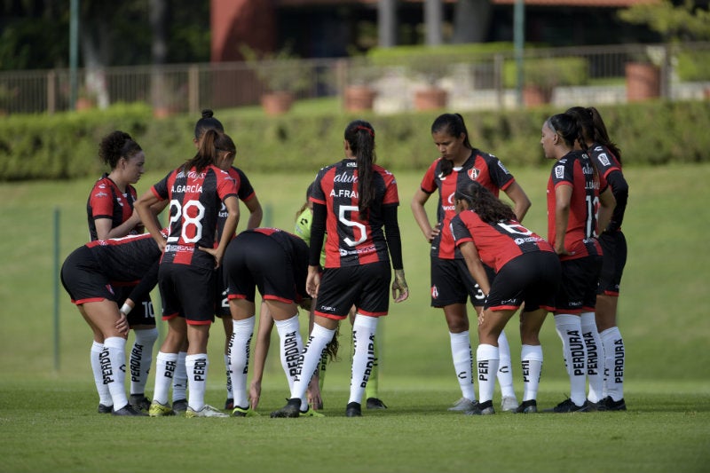 Atlas Femenil previo a un partido