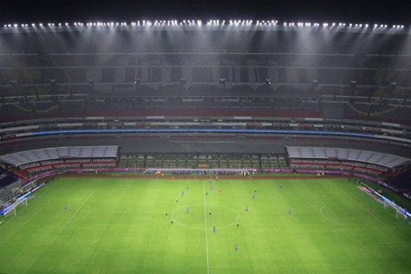 Así lució el Azteca en el Cruz Azul vs Juárez 