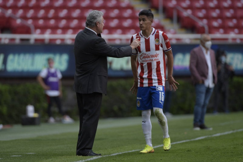 Vucetich conversando con Antuna