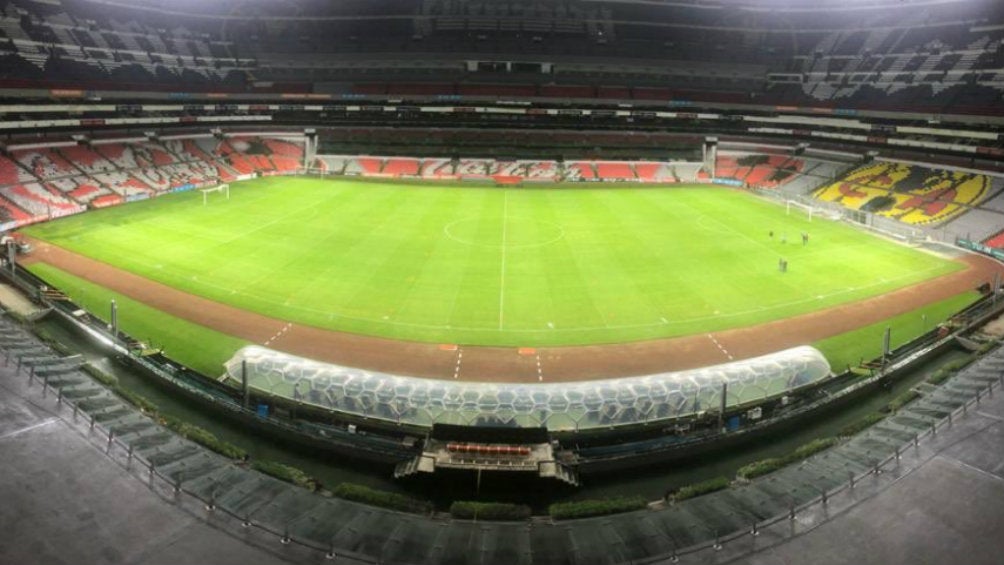 América: Piojo Herrera afirmó que sólo falta iluminación atrás de las porterías en el Estadio Azteca