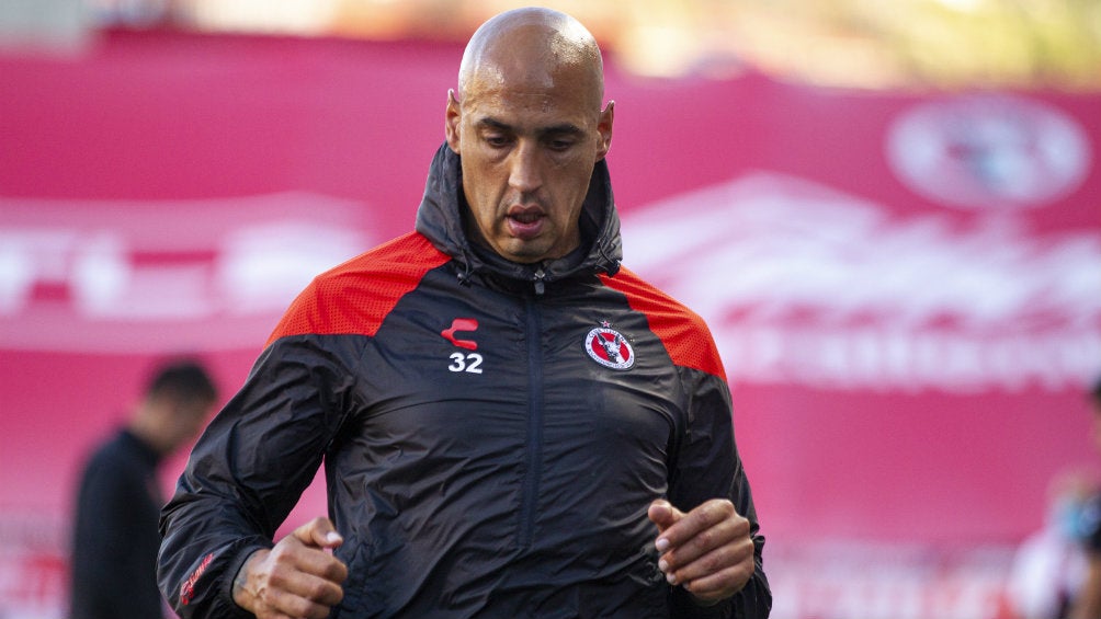 Nahuelpán en entrenamiento