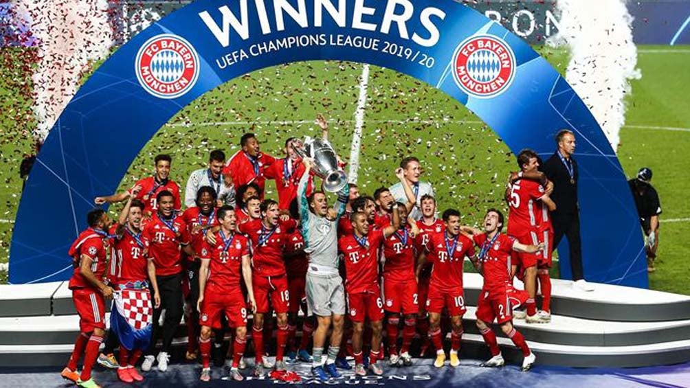 Bayern Munich festeja el título de Champions