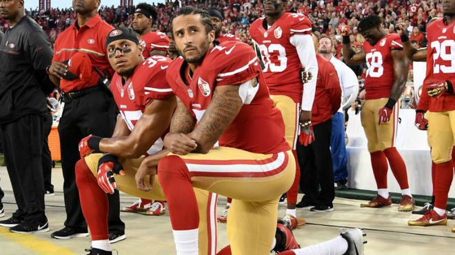 Colin Kaepernick en protestas