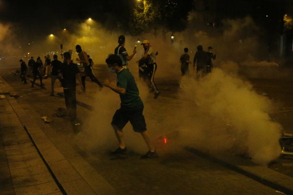 Disturbios en París por la derrota del PSG en Champions