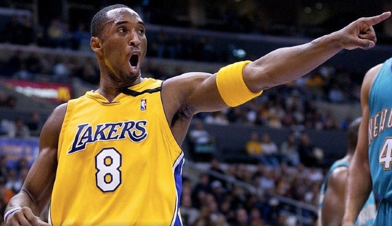 Kobe en su etapa con el número 8