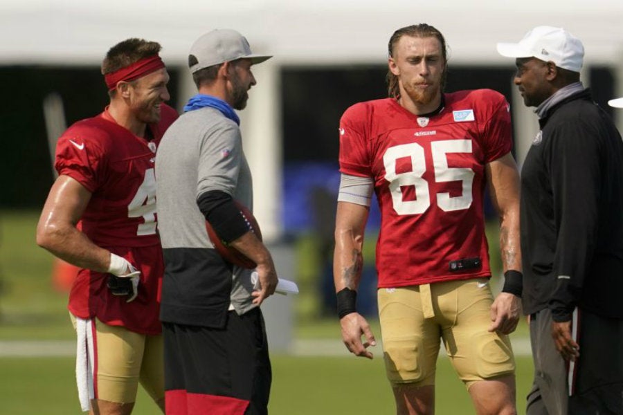 Los San Francisco 49ers en entrenamiento