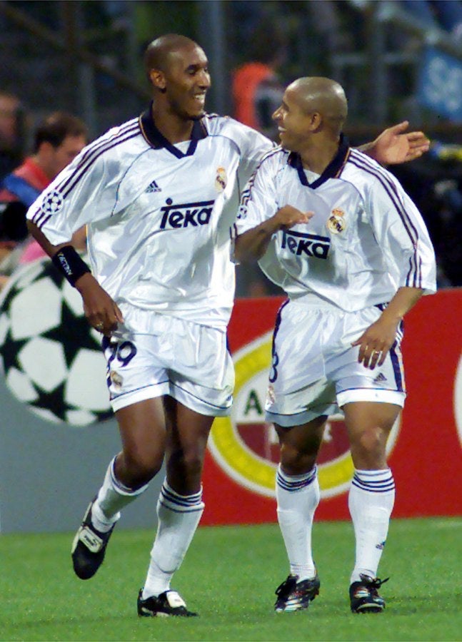 Nicolas Anelka en su paso por el Real Madrid