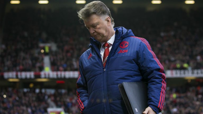 Van Gaal en partido con el Manchester United 