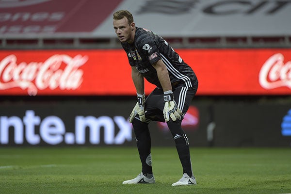 Miguel Ortega en partido de Copa por México 