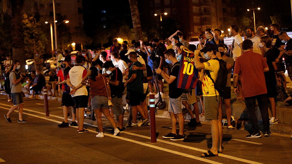 Las protestas de los aficionados contra Bartomeu