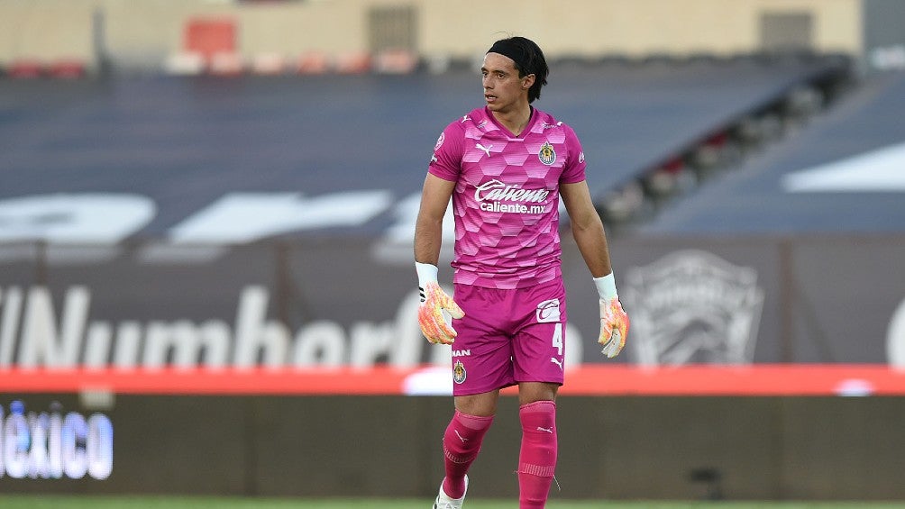 Toño Rodríguez durante un partido con Chivas