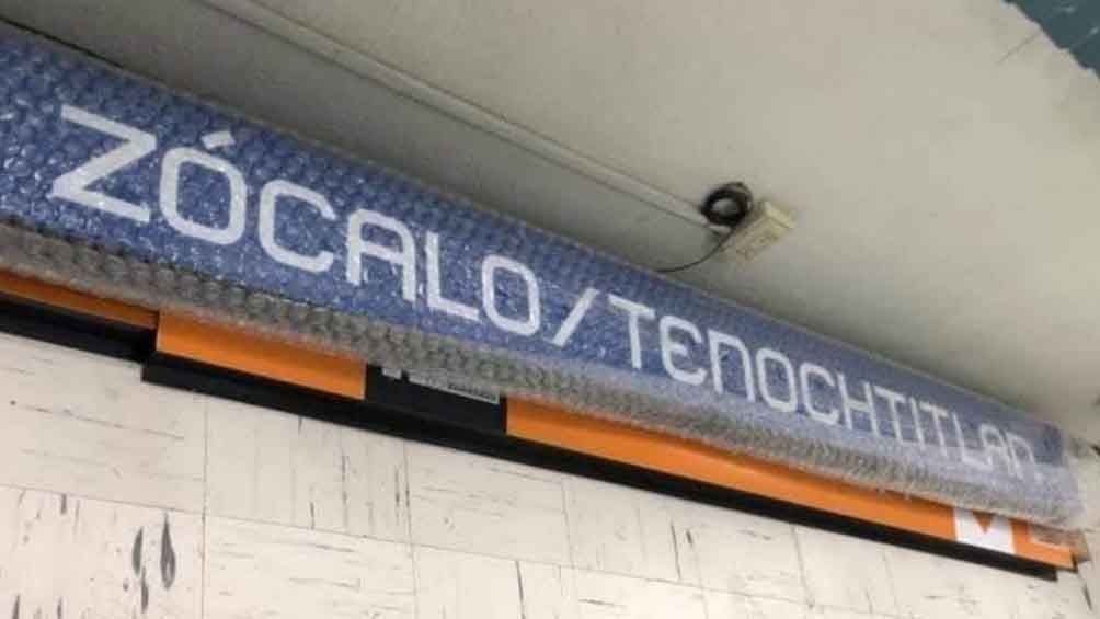 Nuevo nombre con el que se conocerá a la estación Zócalo del STC