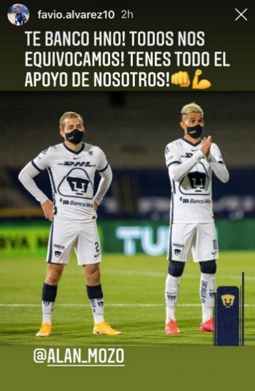 El mensaje de FaVio al '2' de Pumas 