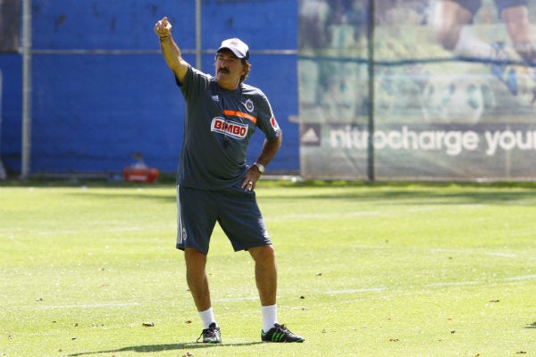 El 'Bigotón' cuando era entrenador de Chivas