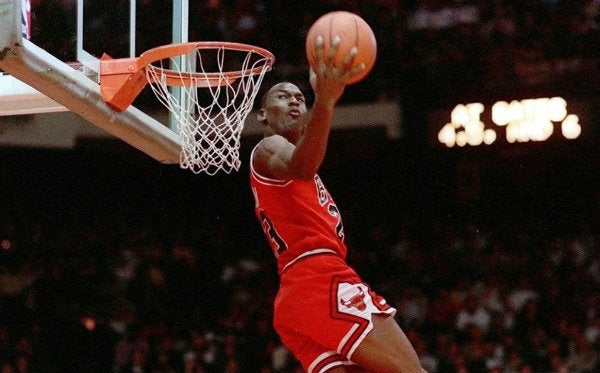 Michael Jordan cuando era jugador de los Bulls