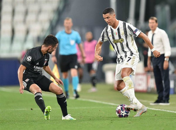 Cristiano Ronaldo en acción con la Juventus