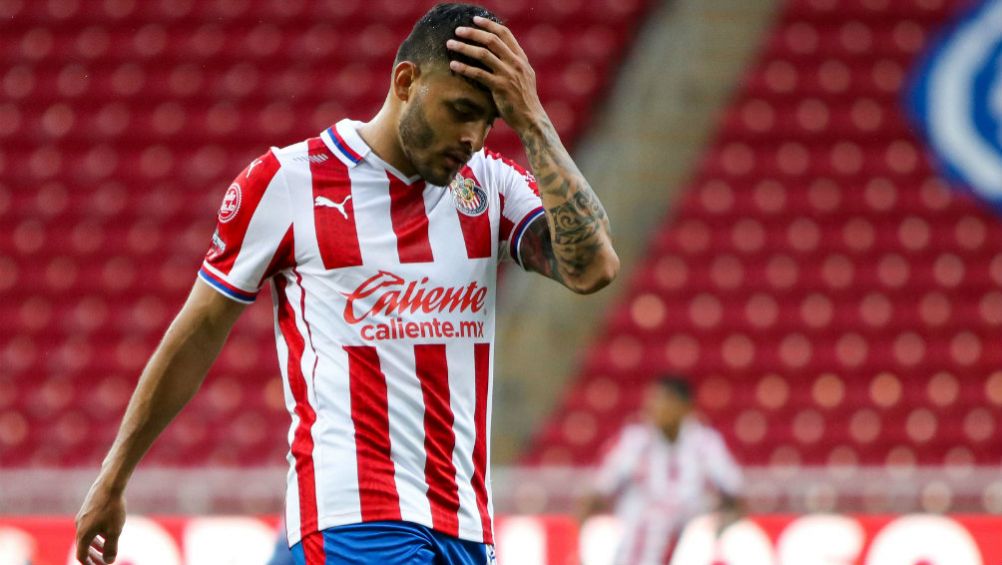 Alexis Vega en lamento con Chivas