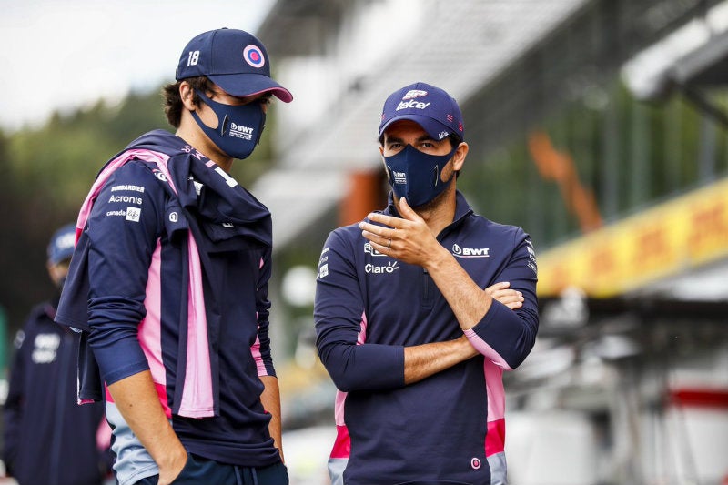 Checo Pérez previo a una carrera