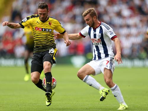 Miguel Layún en su paso por el Watford