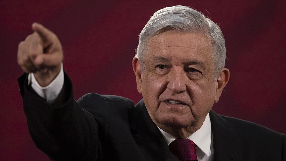 Andrés Manuel López Obrador en conferencia de prensa 