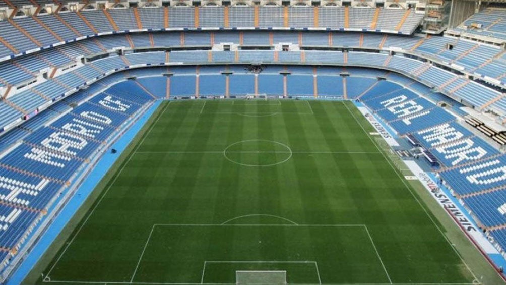 Panorámica del Estadio Santiago Bernabéu