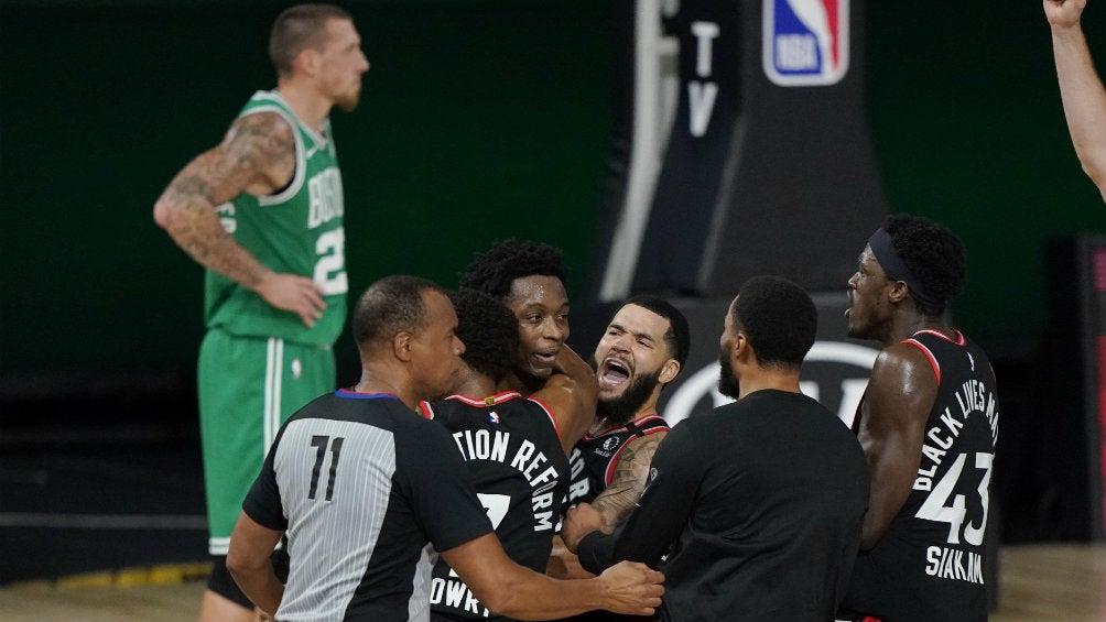 NBA: Raptors derrotó a Celtics en el último segundo