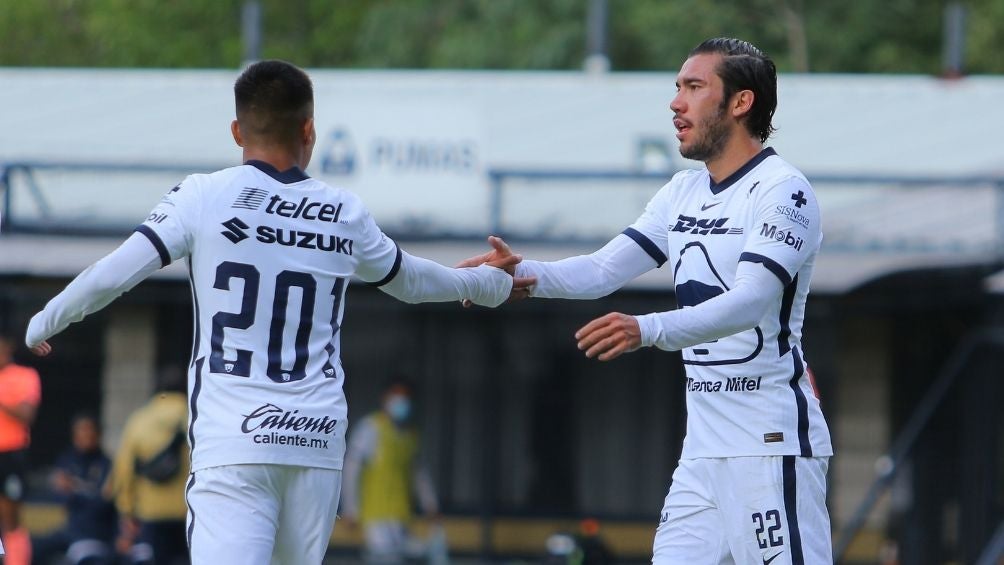 Pumas: Juan Pablo Vigón durante un partido 