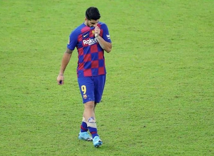 Suárez tras una derrota del Barcelona 