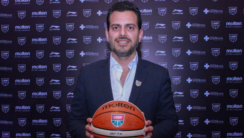 El presidente de la Liga Nacional de Baloncesto Profesional, Sergio Ganem