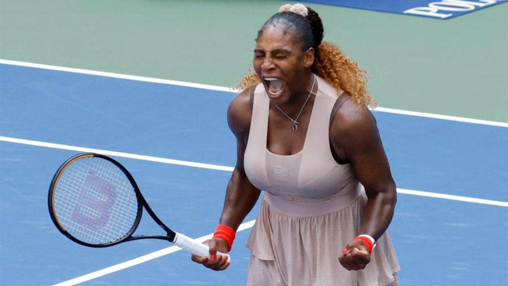 Serena Williams en partido de Tenis