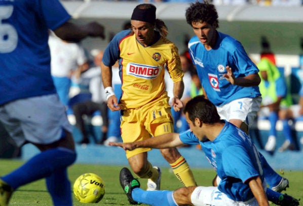 Richard Núñez como jugador del América