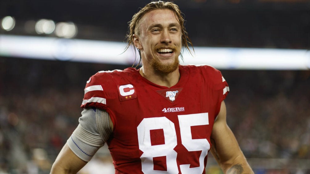 George Kittle en partido con los 49ers