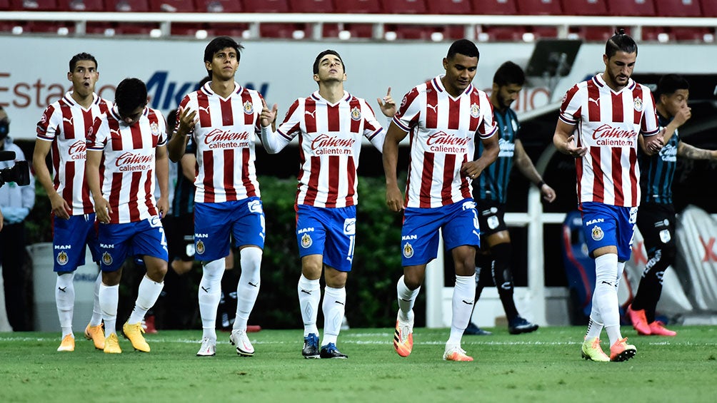 Jugadores del Rebaño en el partido contra Querétaro