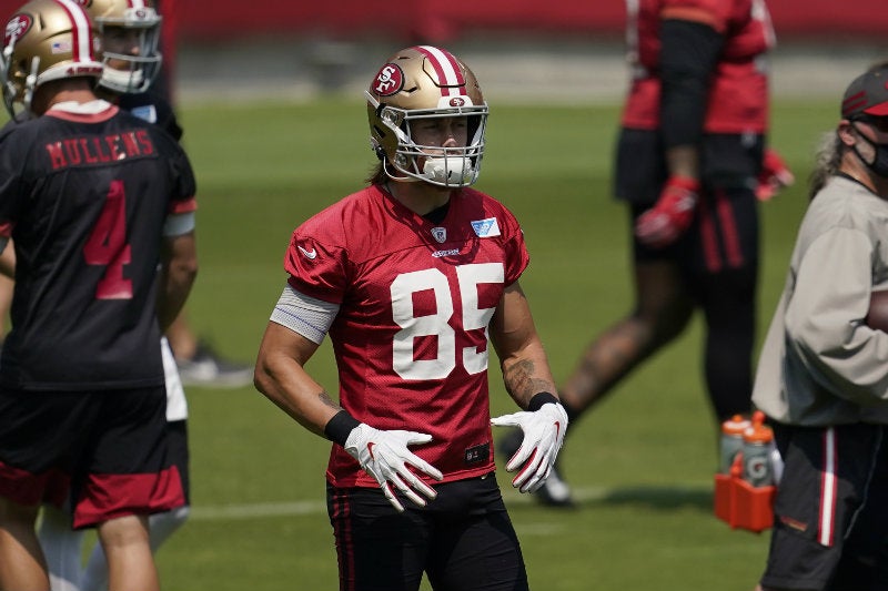 George Kittle en entrenamiento