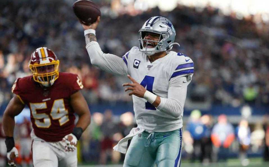 Prescott en juego ante Washington