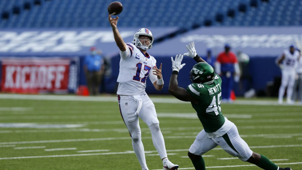 El quarterback de los Búfalo Bills Josh Allen