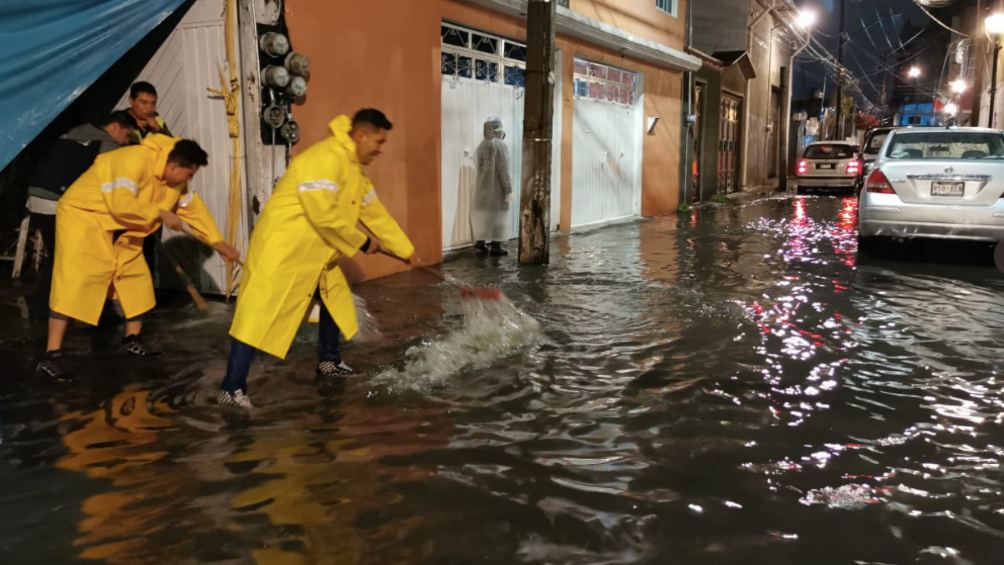 Iztapalapa: Se activó por primera vez en el año la Alerta Púrpura por lluvia atípica 