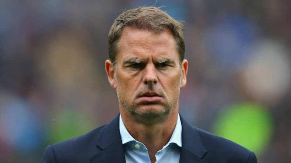 De Boer previo a un partido 