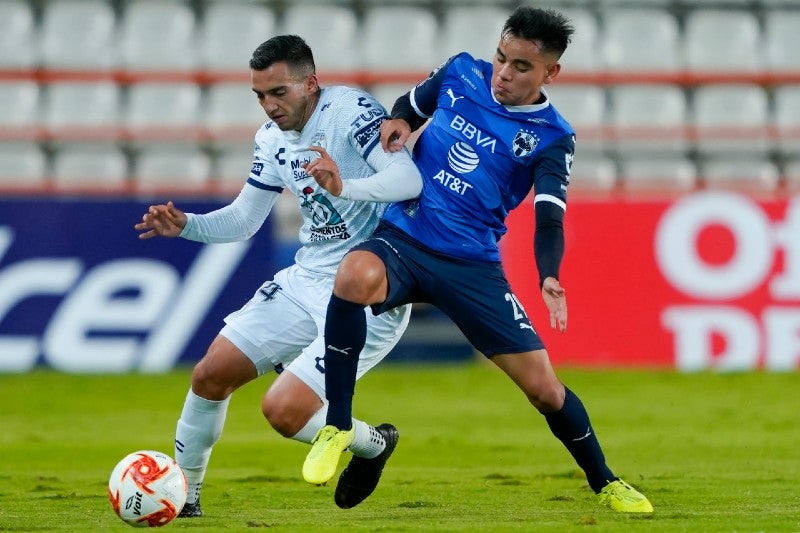 Rodríguez en un juego ante Pachuca 